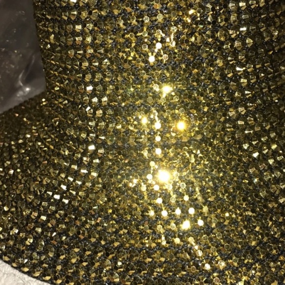 Gold Rhinestone Bucket Hat - Picture 5 of 5